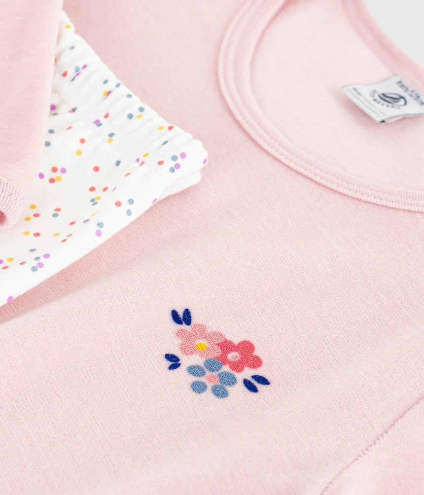 CHILDREN’S VELOUR NIGHTDRESS AND LEGGINGS