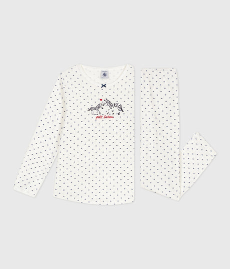 CHILDREN'S SPOTTY PRINTED COTTON PYJAMAS