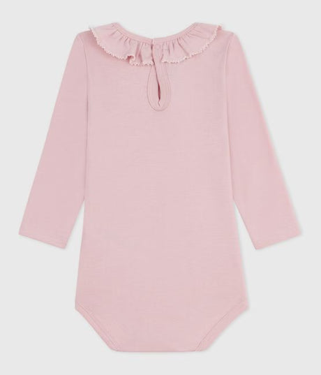 BABIES PLAIN COTTON BODY WITH A COLLAR