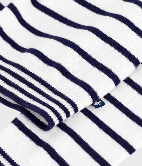 CHILDRENS STRIPY COTTON SAILOR JUPMER