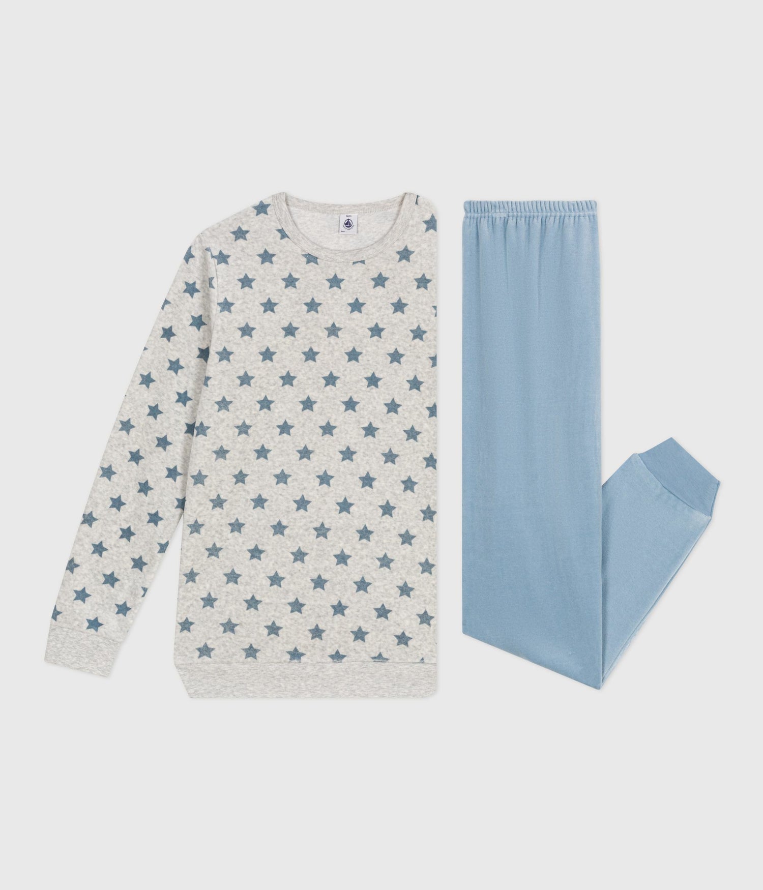 CHILDRENS STAR PRINT VELOUR PYJAMAS CHILDRENS STAR PRINT VELOUR PYJAMAS