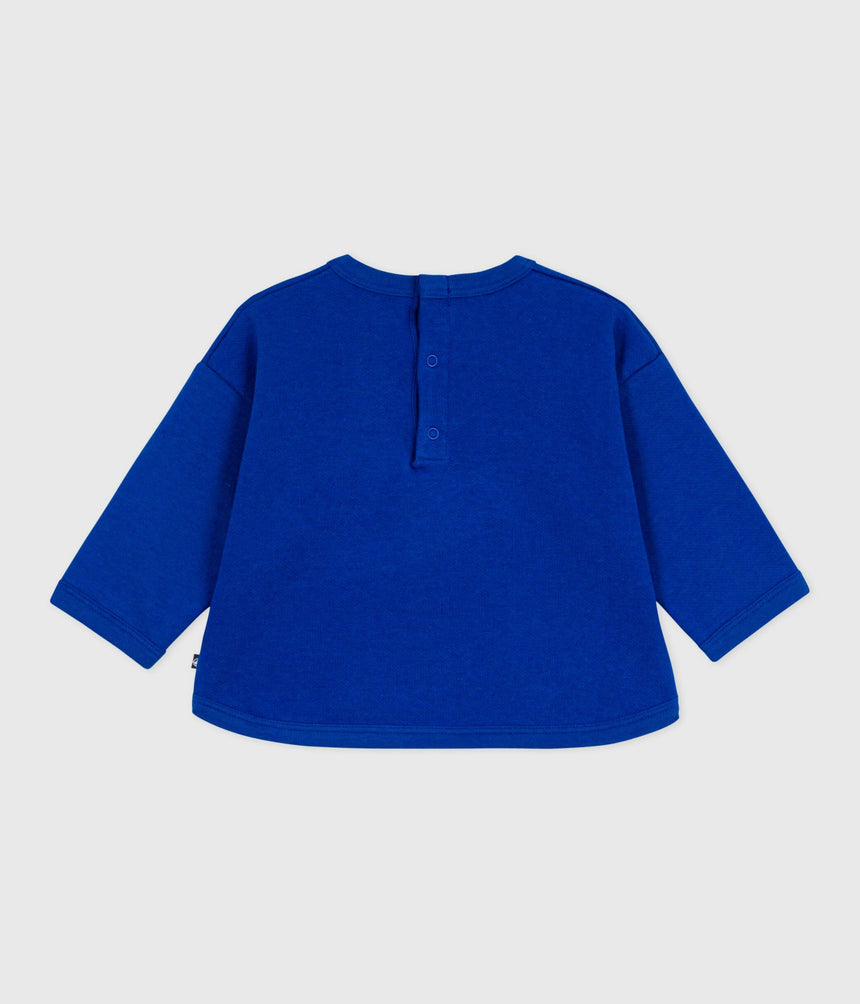 BABIES' WHALE PATTERN  COTTON SWEATSHIRT