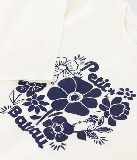 CHILDRENS LONG-SLEEVED PRINTED COTTON T-SHIRT