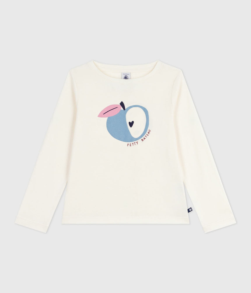 CHILDREN'S LONG-SLEEVED PRINTED COTTON T-SHIRT