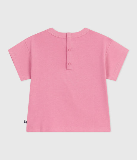 BABIES' LONG-SLEEVED T-SHIRT WITH CAT DESIGN