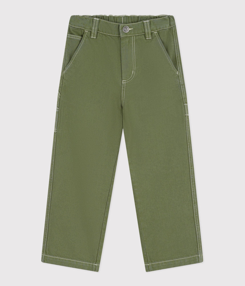 CHILDREN'S COTTON CARPENTER-STYLE TROUSERS