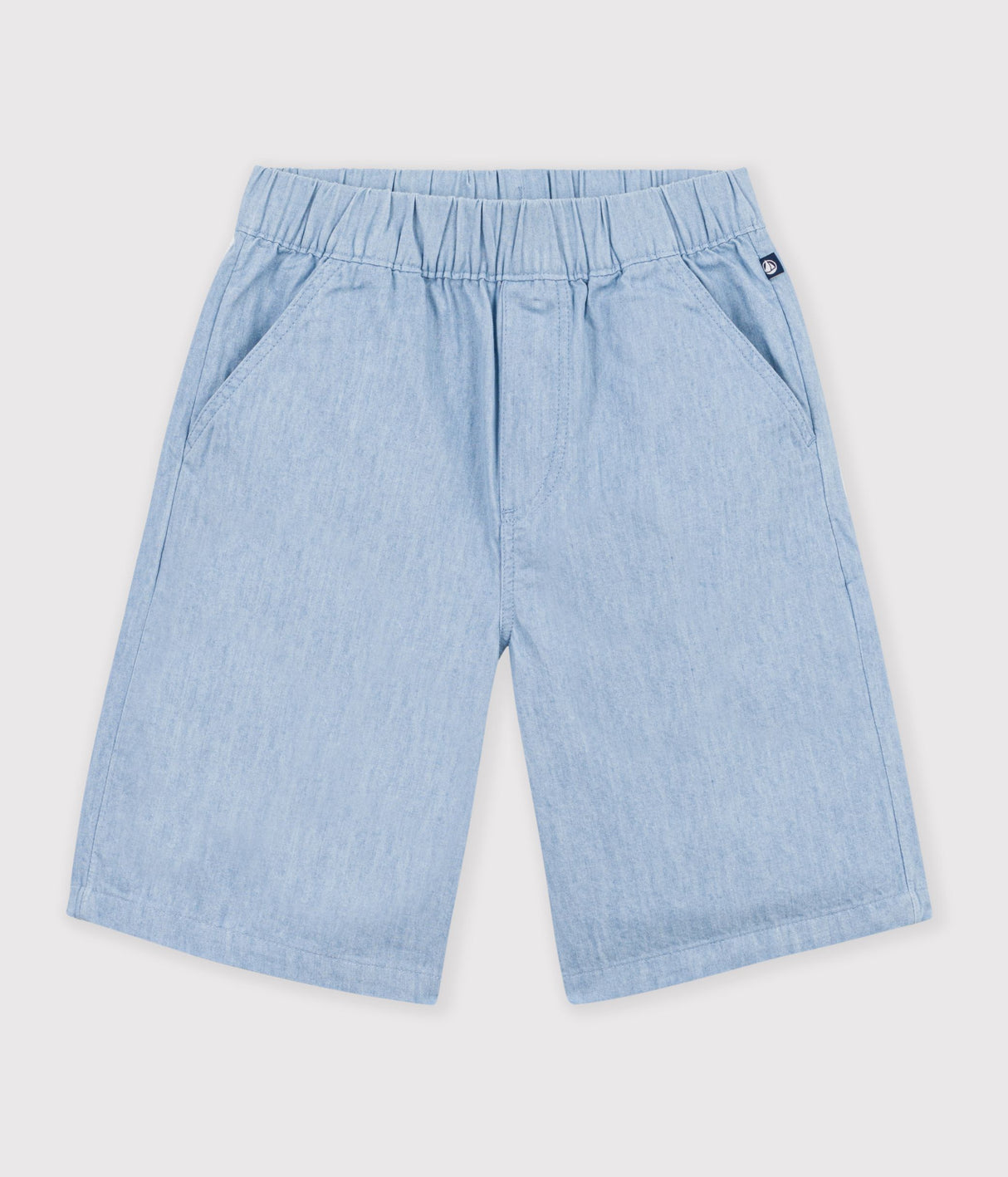 CHILDREN'S BERMUDA SHORTS IN PLAIN COTTON