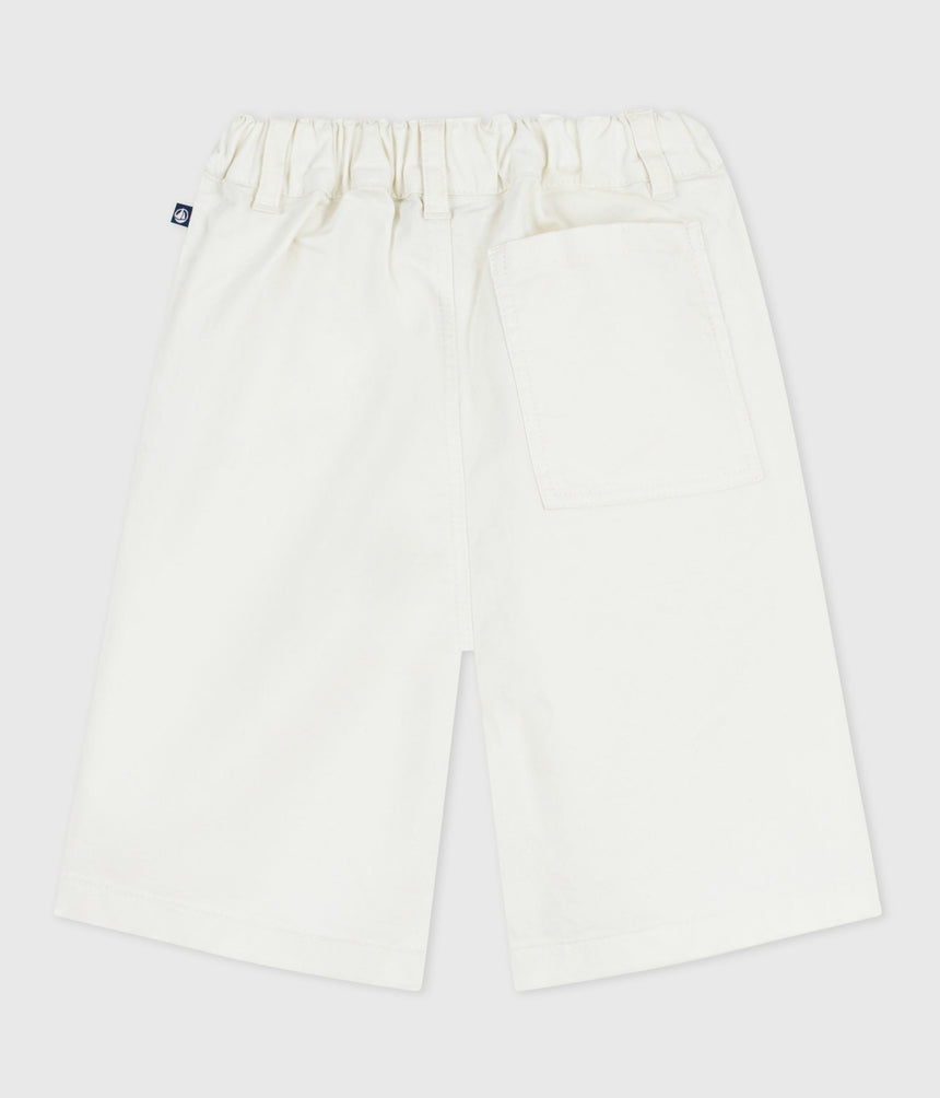 CHILDREN'S BERMUDA SHORTS IN PLAIN COTTON