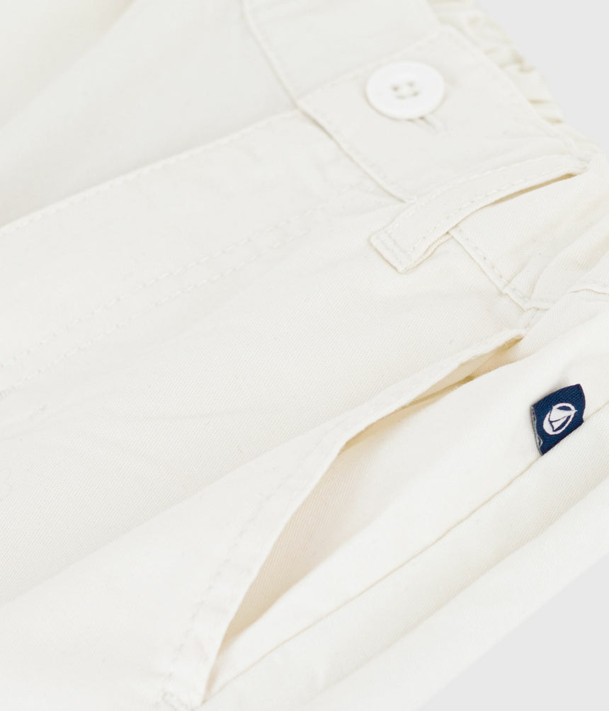 CHILDREN'S BERMUDA SHORTS IN PLAIN COTTON