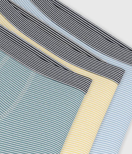 PACK OF CHILDREN'S STRIPY COTTON BOXERS
