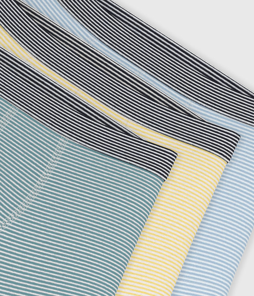 PACK OF CHILDREN'S STRIPY COTTON BOXERS