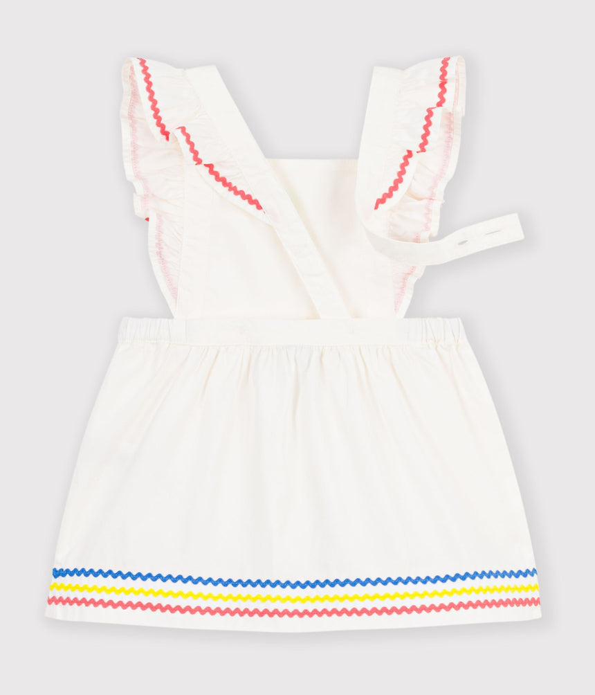BABIES' PLAIN COTTON DRESS
