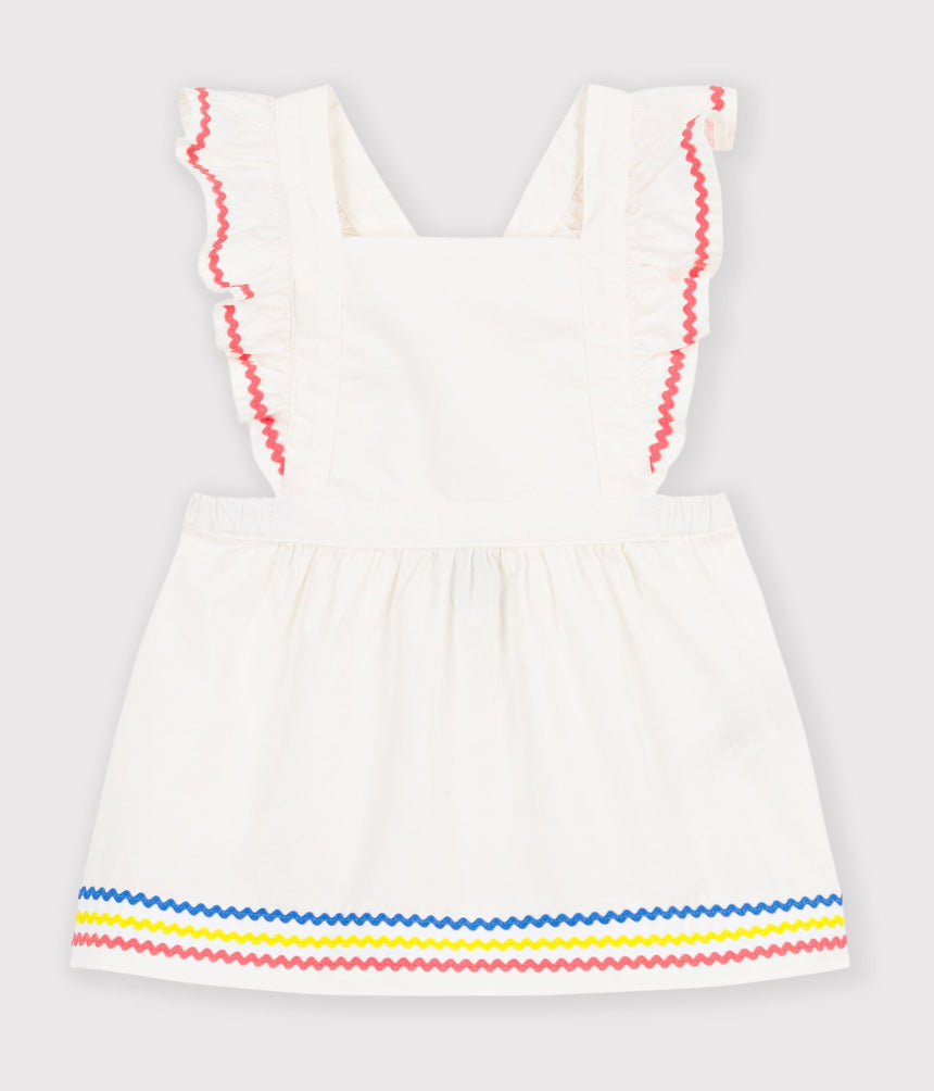 BABIES' PLAIN COTTON DRESS