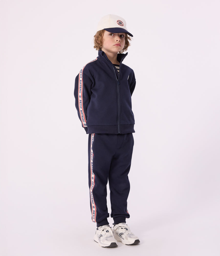 CHILDREN'S ZIP-UP COTTON SWEATSHIRT