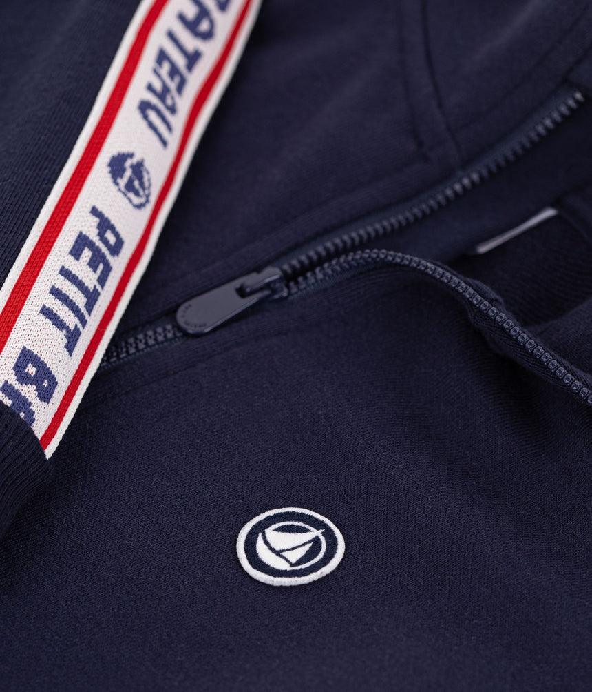 CHILDREN'S ZIP-UP COTTON SWEATSHIRT