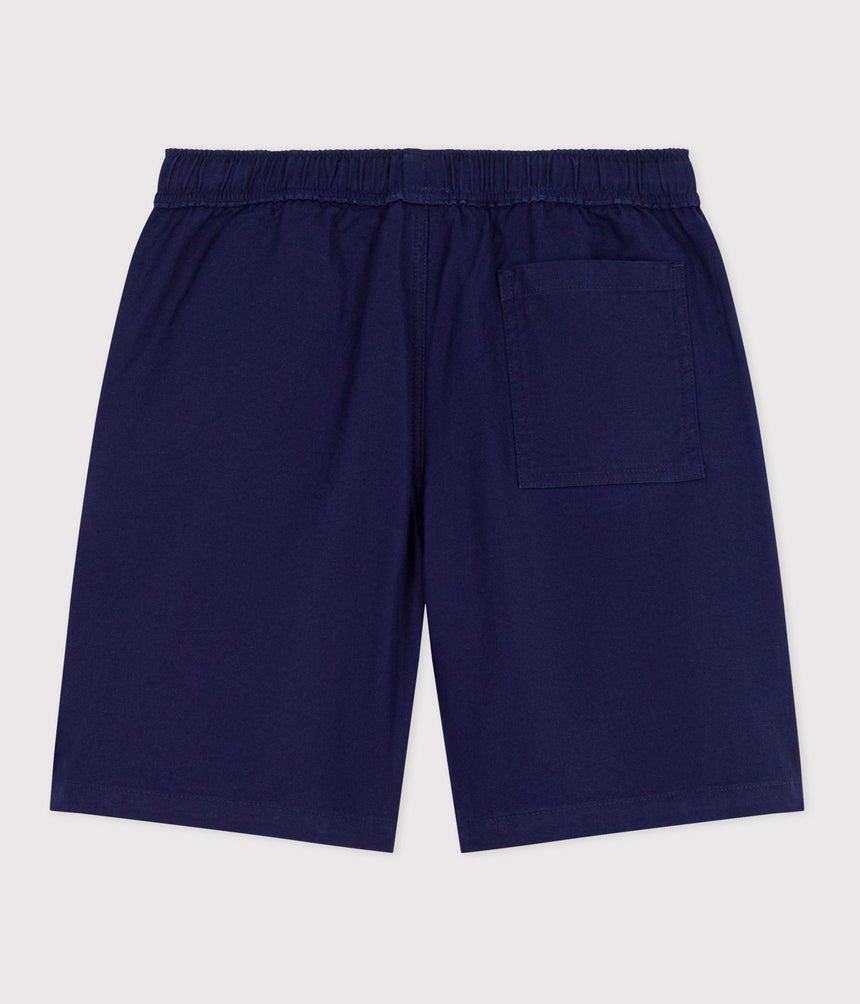 CHILDREN'S BERMUDA SHORTS IN PLAIN COTTON