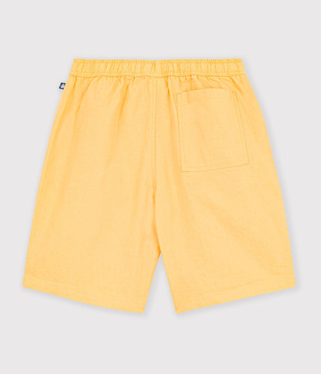 CHILDREN'S BERMUDA SHORTS IN PLAIN COTTON