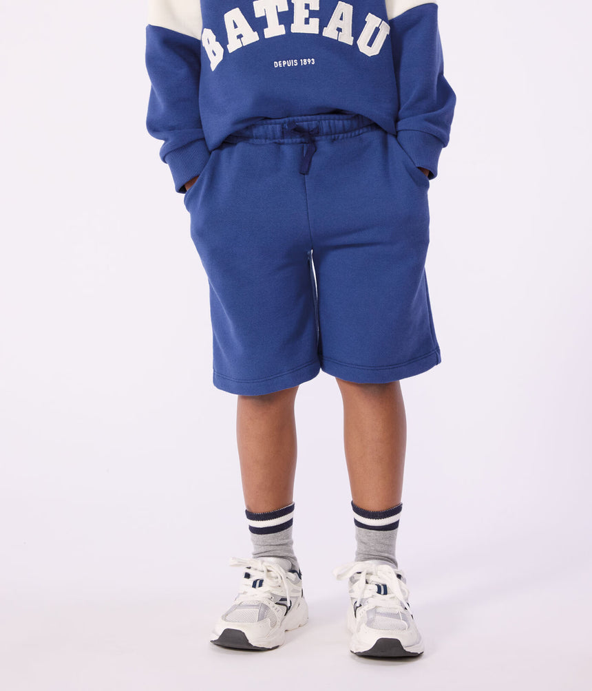 CHILDREN'S BERMUDA SHORTS IN PLAIN COTTON