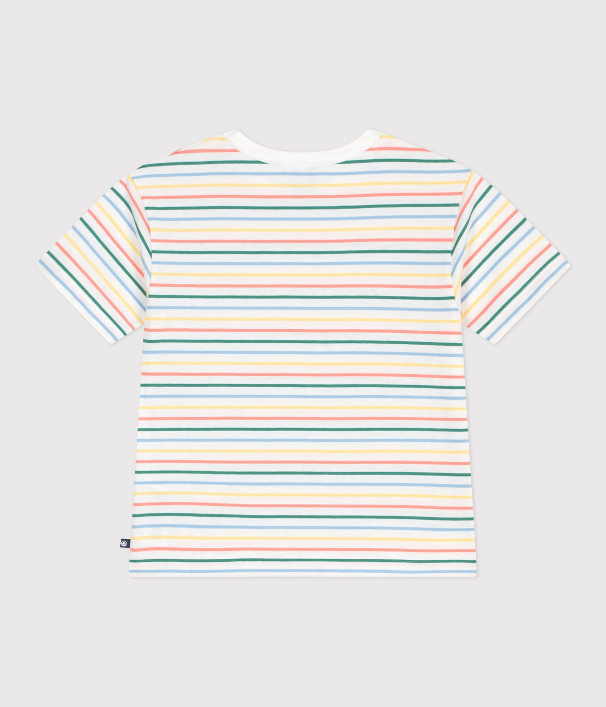 CHILDREN'S SHORT-SLEEVED STRIPY COTTON T-SHIRT