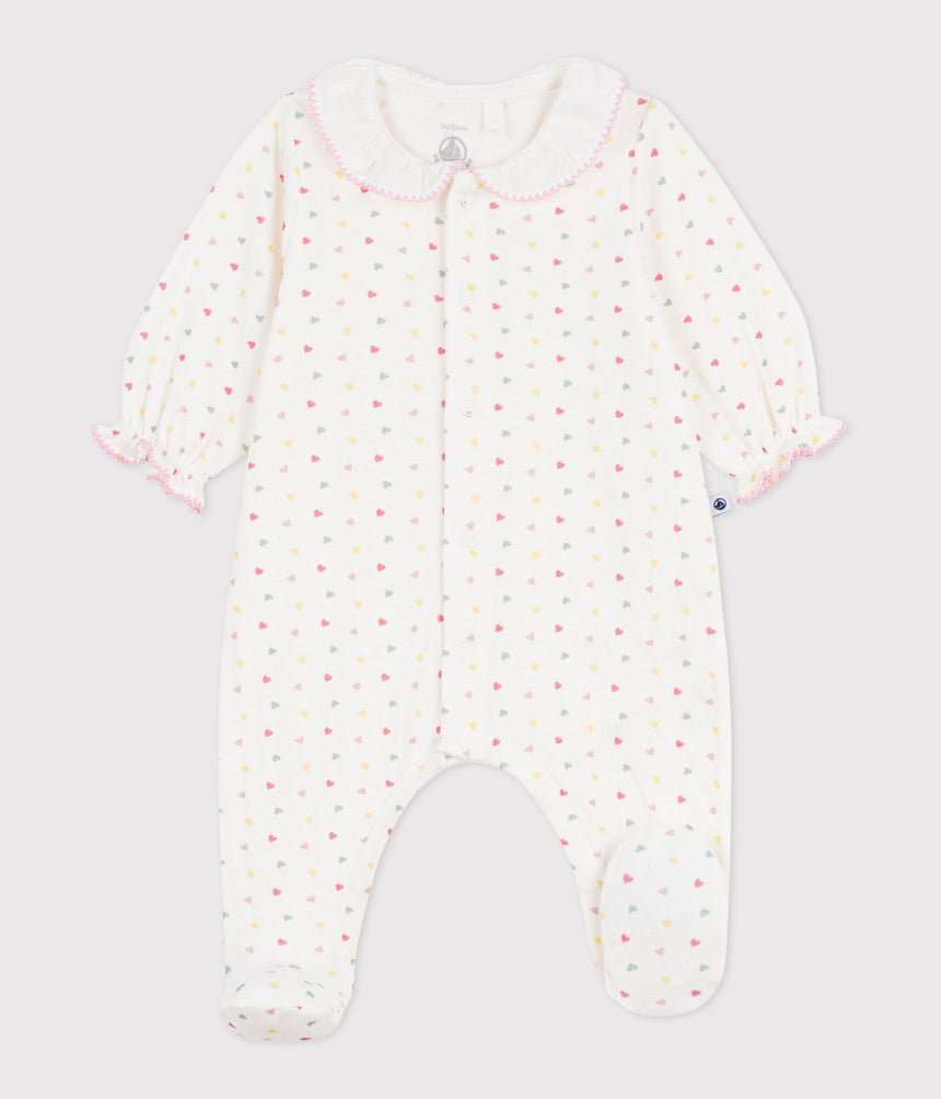 BABIES' TUBE KNIT PYJAMA SUIT
