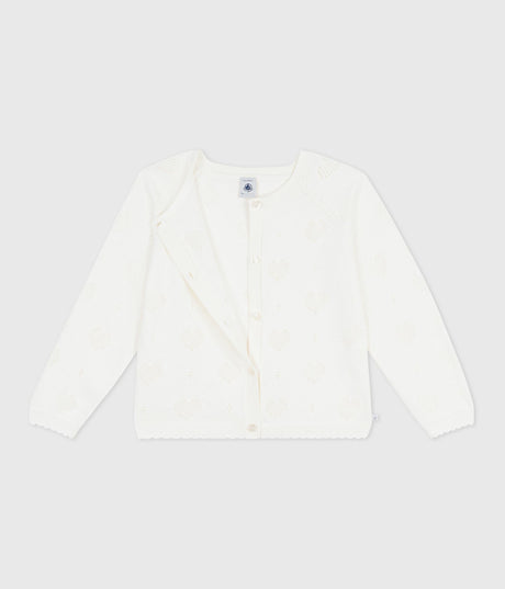 CHILDREN'S PLAIN COTTON CARDIGAN