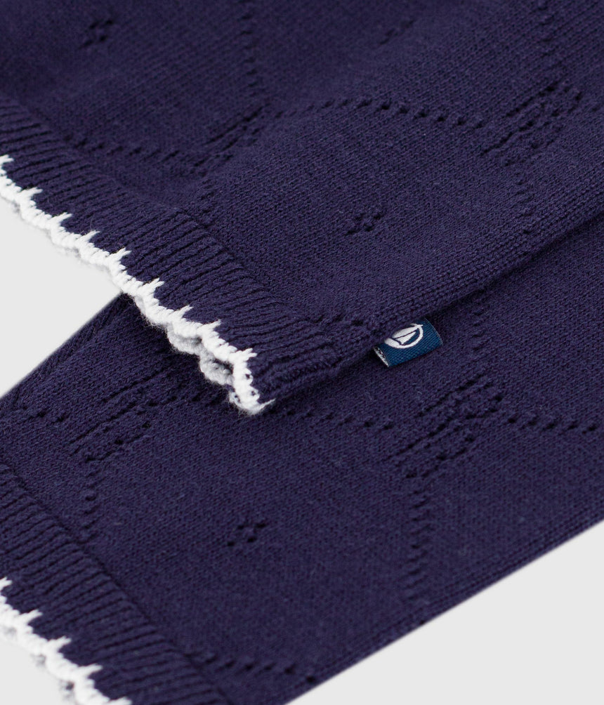 CHILDREN'S PLAIN COTTON CARDIGAN