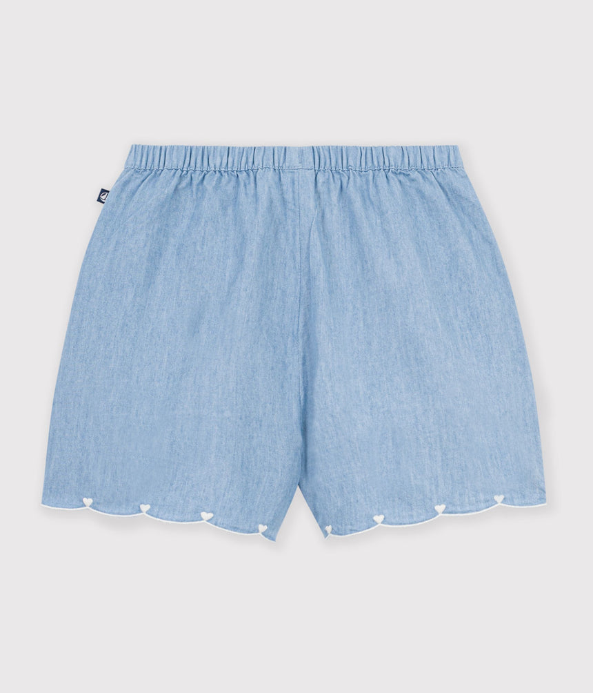 CHILDREN'S PLAIN COTTON SHORTS