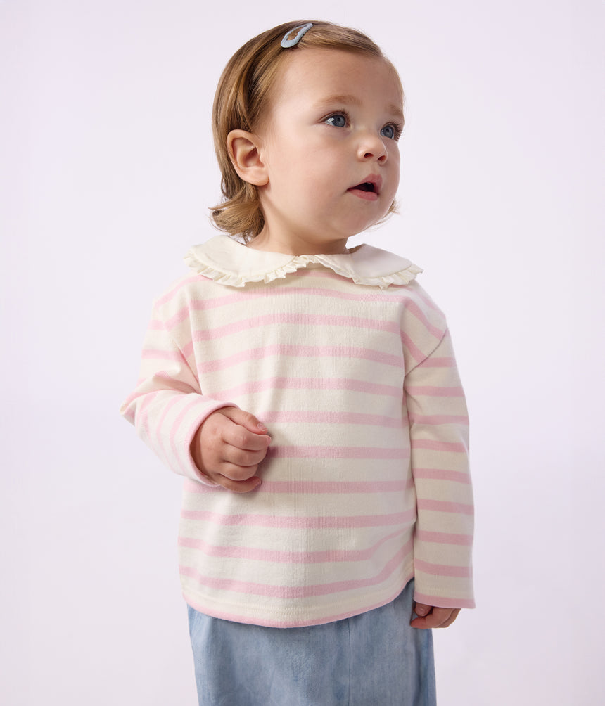 BABIES' COTTON BRETON TOP