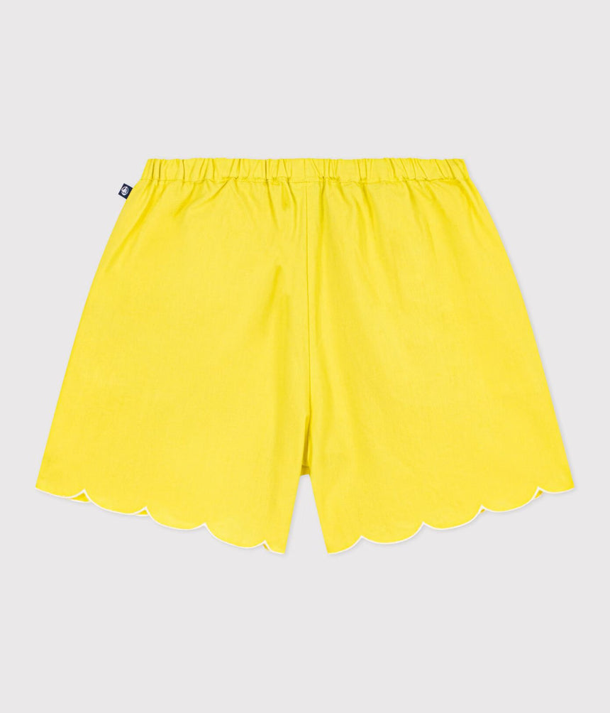 CHILDREN'S PLAIN COTTON SHORTS