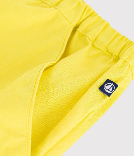 CHILDREN'S PLAIN COTTON SHORTS