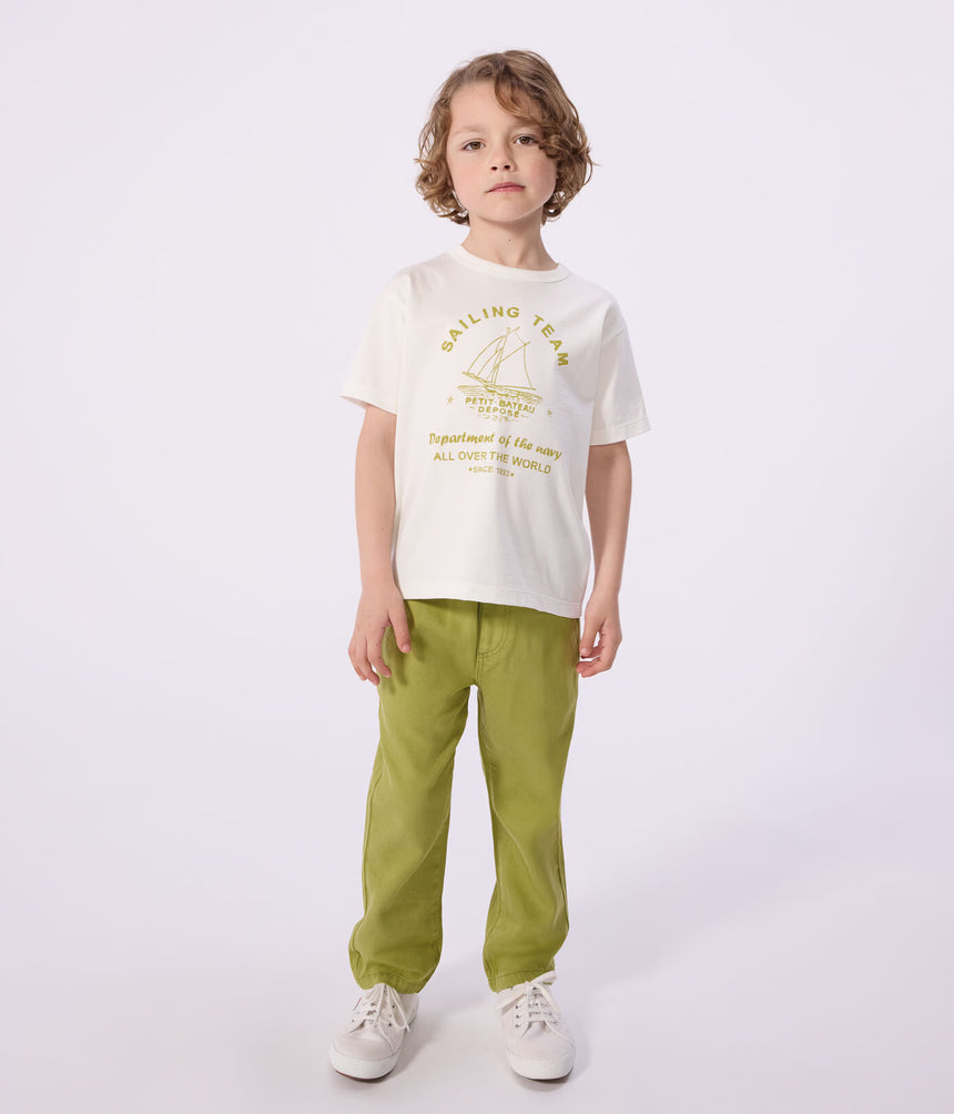 CHILDREN'S SHORT-SLEEVED COTTON T-SHIRT
