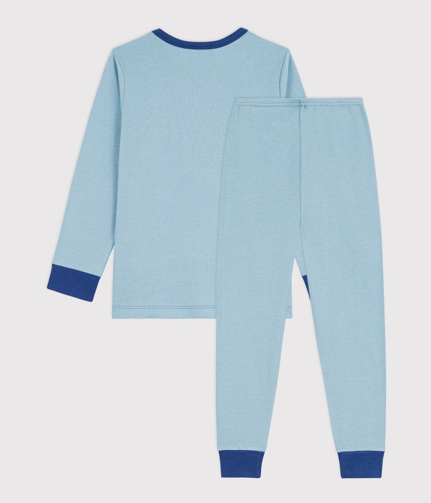 CHILDREN'S SAVANNAH-MOTIF PLAIN COTTON PYJAMAS