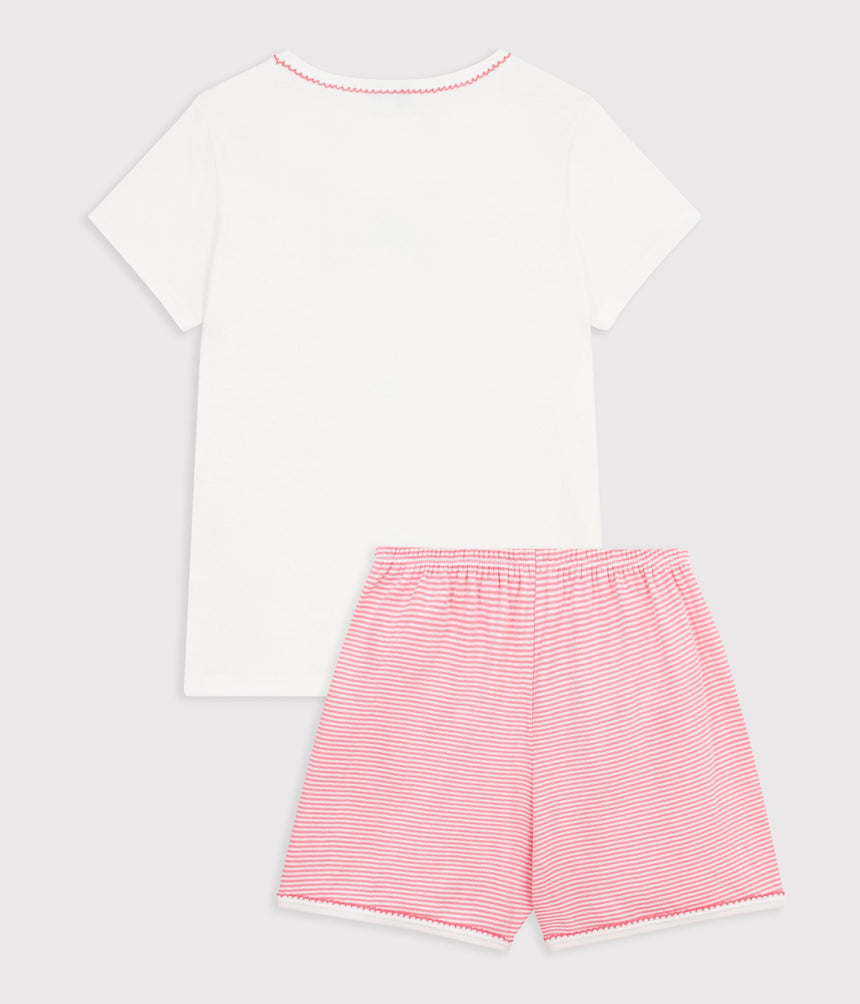 CHILDREN'S SHORT COTTON PYJAMAS WITH AN OCEAN DESIGN
