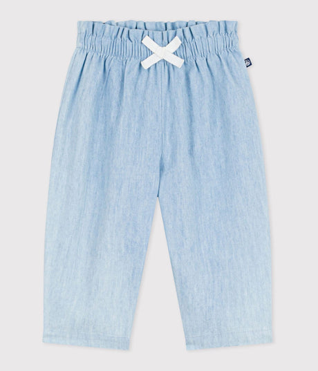 BABIES’ CHAMBRAY TROUSERS