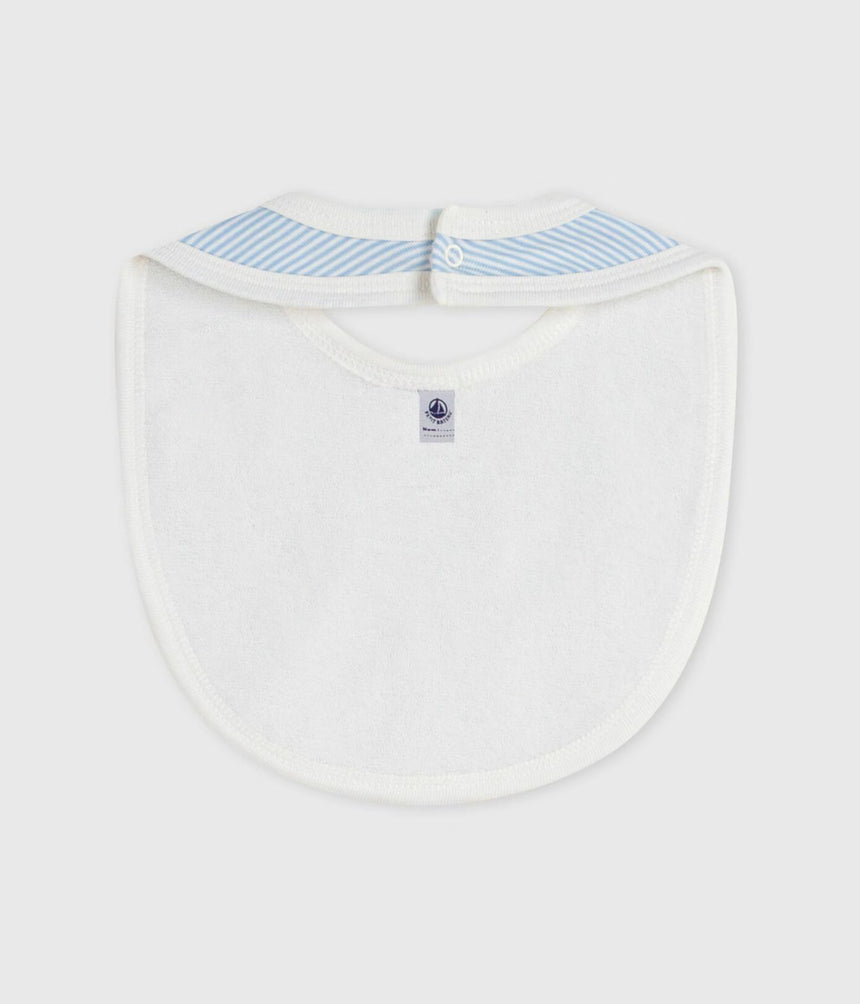 NEWBORN BABIES’ STRIPY COTTON BIB