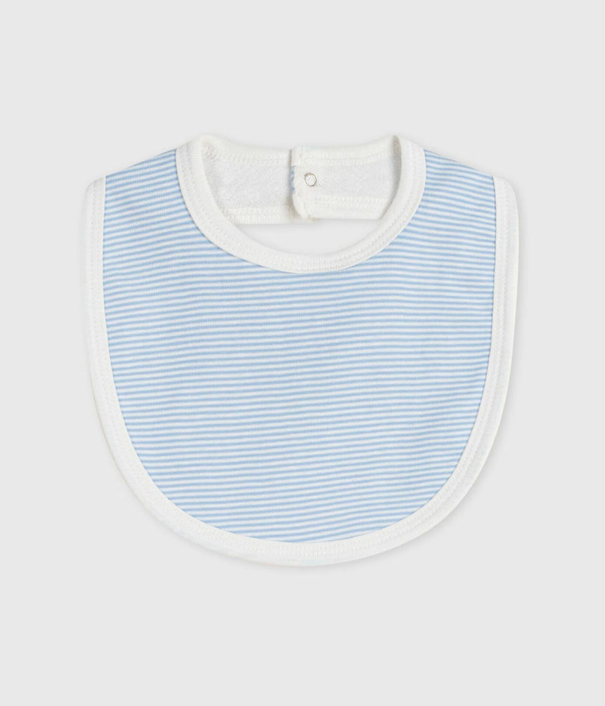 NEWBORN BABIES’ STRIPY COTTON BIB