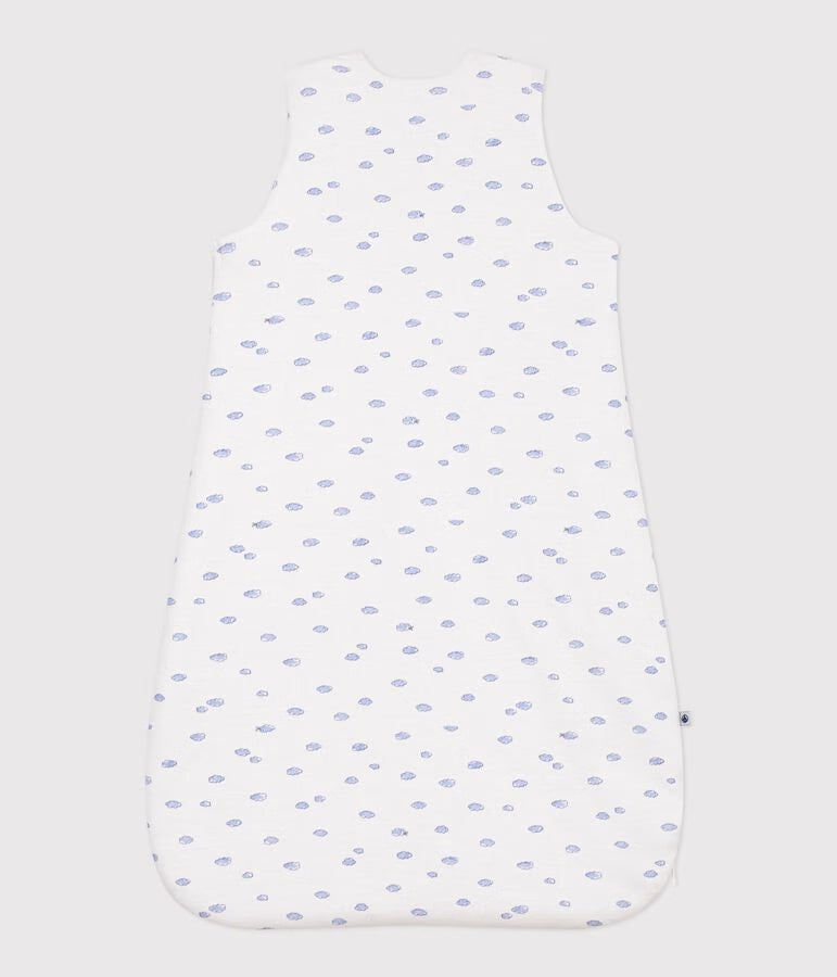 BABIES' 1.5 TOG CLOUD PRINT COTTON SLEEPING BAG
