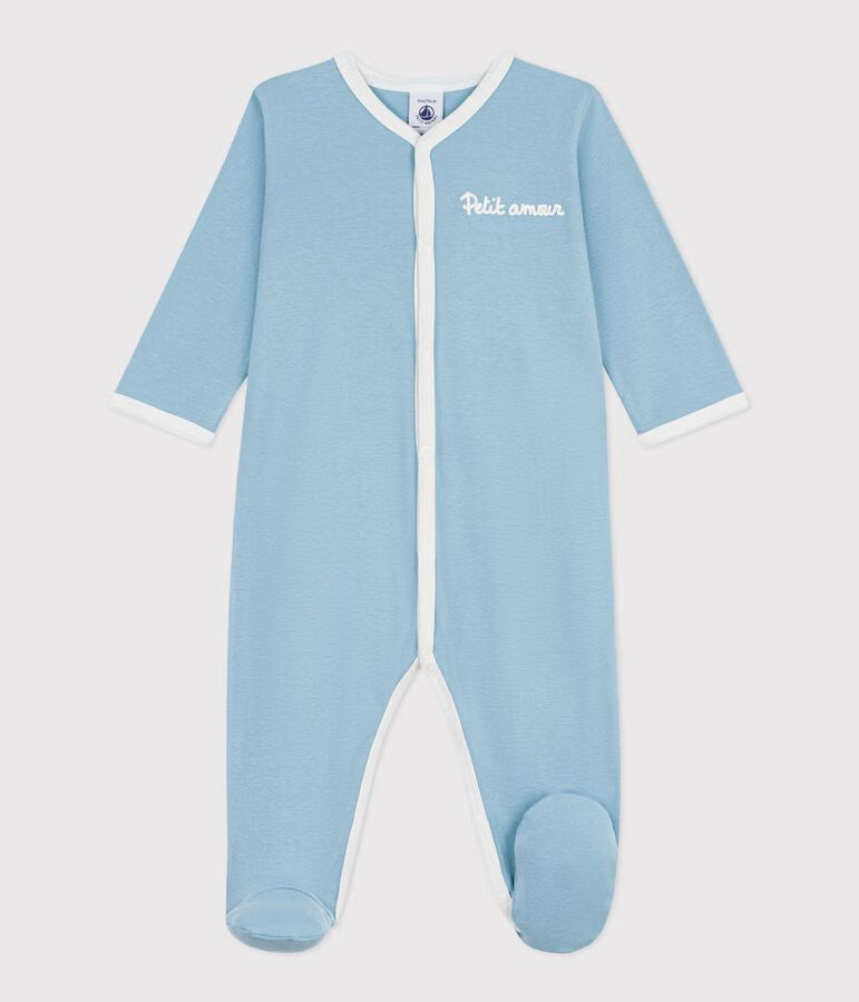 BABIES’ PLAIN COTTON PYJAMAS
