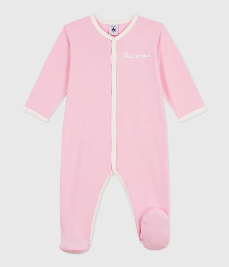 BABIES’ PLAIN COTTON PYJAMAS