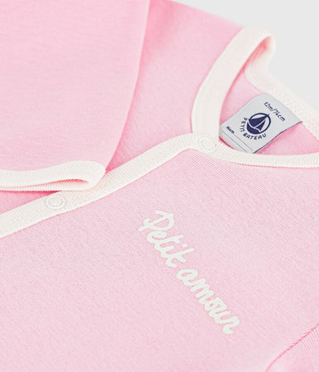 BABIES’ PLAIN COTTON PYJAMAS