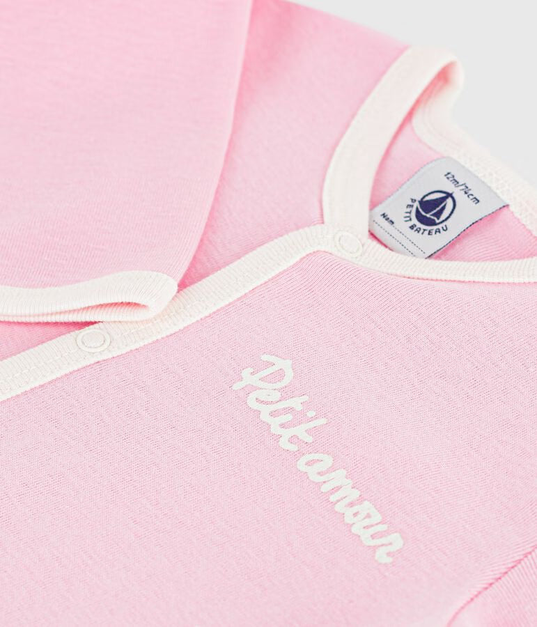 BABIES’ PLAIN COTTON PYJAMAS