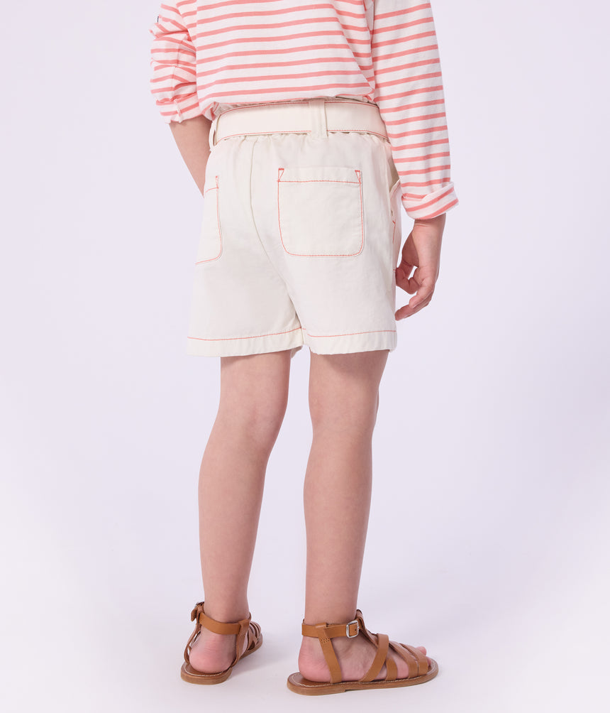 CHILDREN'S PLAIN COTTON SHORTS