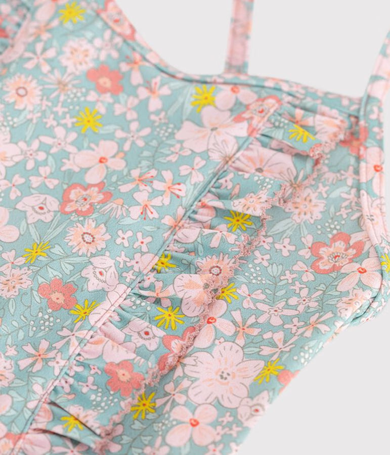 CHILDREN’S ONE-PIECE FLORAL SWIMSUIT