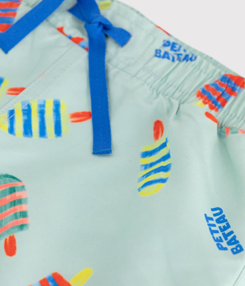 CHILDREN'S PRINTED SWIM SHORTS