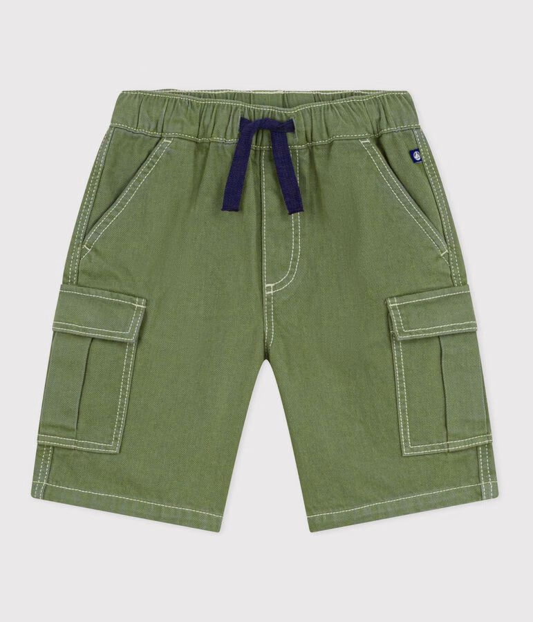CHILDREN'S COTTON CARGO BERMUDA SHORTS