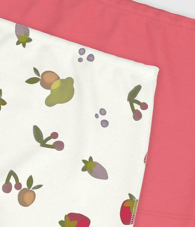 PACK OF CHILDREN’S FRUIT-PRINT LONG COTTON SHORTIES