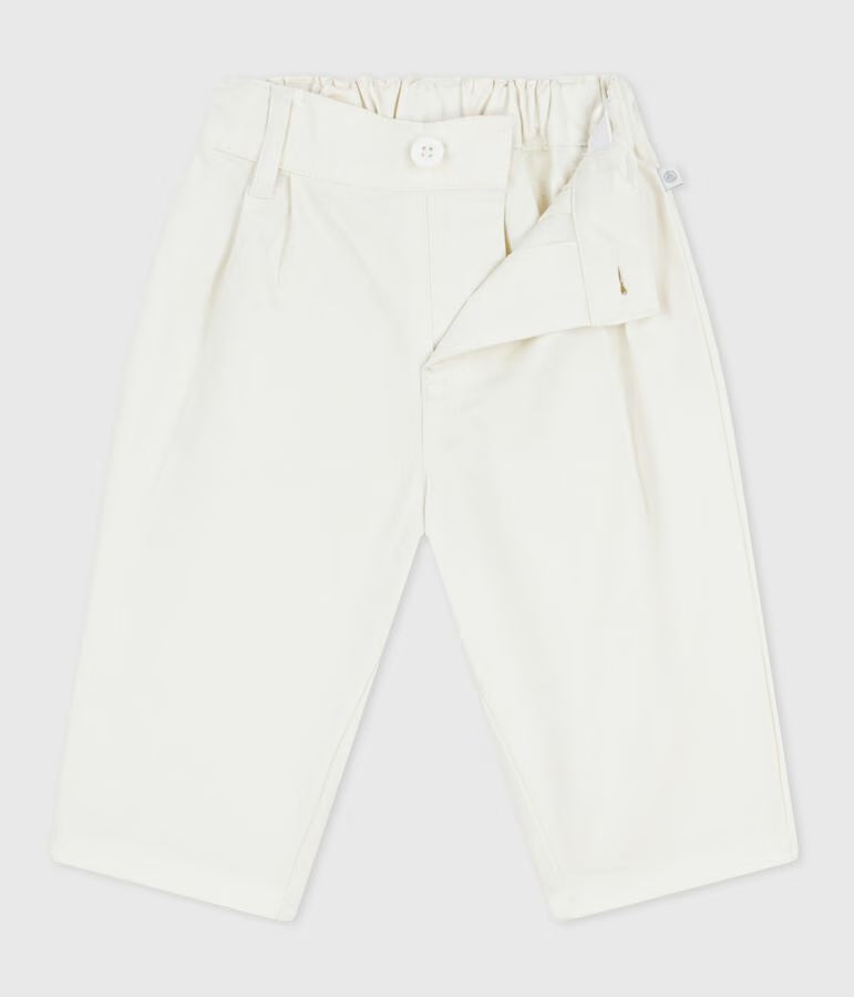 BABIES’ PLAIN TWILL TROUSERS