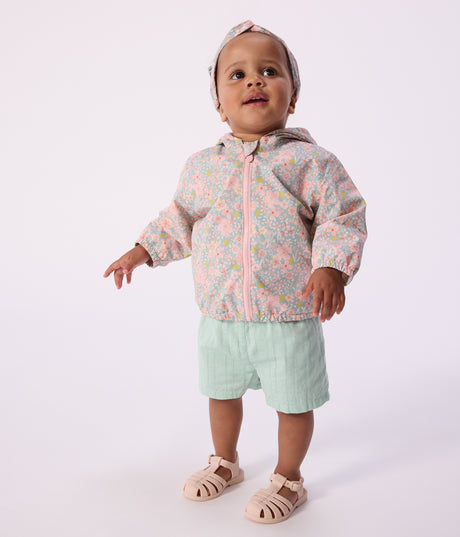 BABIES' PLAIN COTTON SHORTS