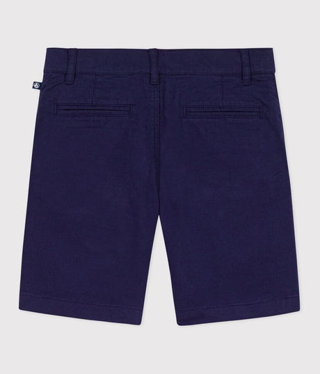 CHILDREN'S BERMUDA SHORTS IN PLAIN COTTON