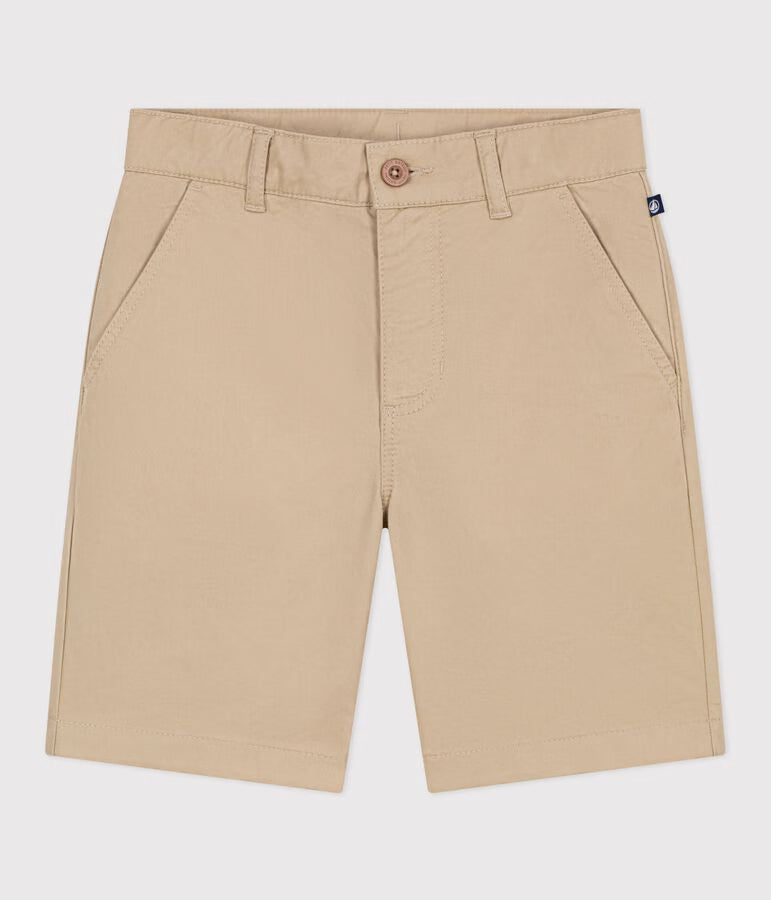 CHILDREN'S BERMUDA SHORTS IN PLAIN COTTON